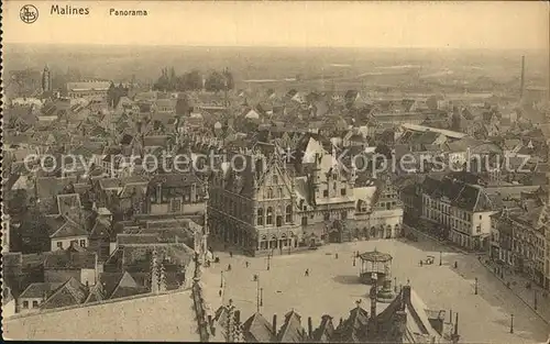 Malines Mechelen Flandre Panorama Marktplatz Kat. Mechelen
