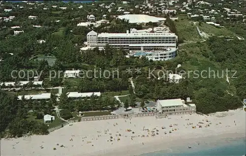 Bermuda Elbow Beach Surf Club Fliegeraufnahme Kat. Bermuda