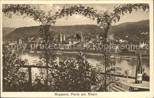 Boppard Rhein Rheinpartie Kat. Boppard