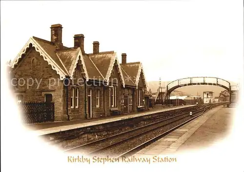 Kirkby Stephen Railway Station On the Settle Carlisle line Kat. Eden