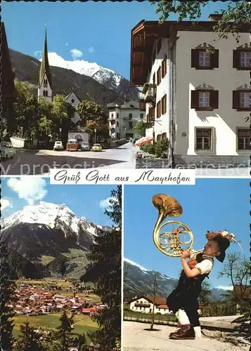 Mayrhofen Zillertal Hotel Neue Post Dorfplatz Total Kleiner Trompeter Kat. Mayrhofen