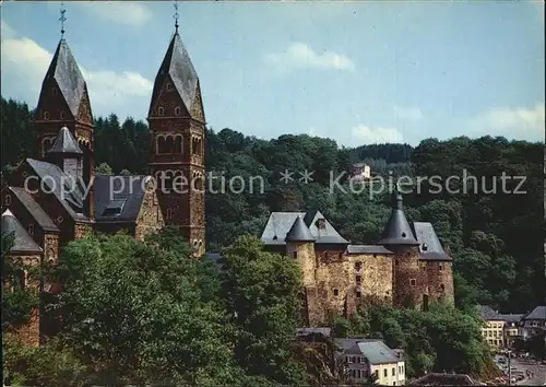 Clervaux Eglise paroissiale et Chateau Kat. Clervaux