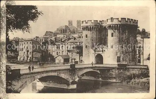 Verdun Meuse Pont et Tour Chaussee Kat. Verdun
