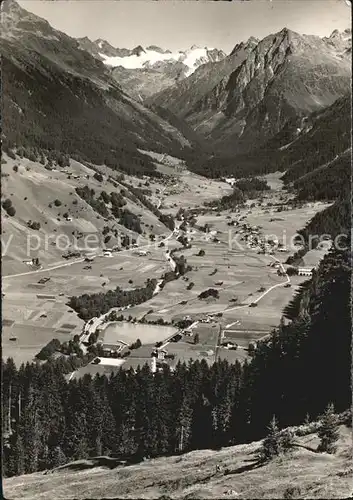 Klosters GR Blick ins Silvrettatal Kat. Klosters