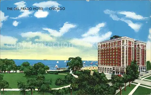 Chicago Illinois Del Prado Hotel Kat. Chicago