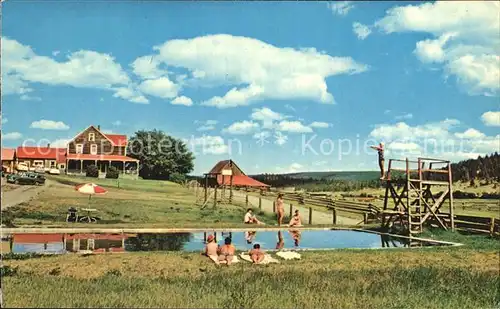 Clinton British Columbia Open Air Swimming Pool at Pollards Ranch