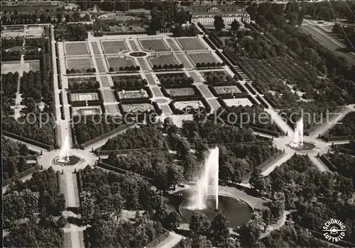 Hannover Herrenhaeuser Garten Fliegeraufnahme Kat. Hannover