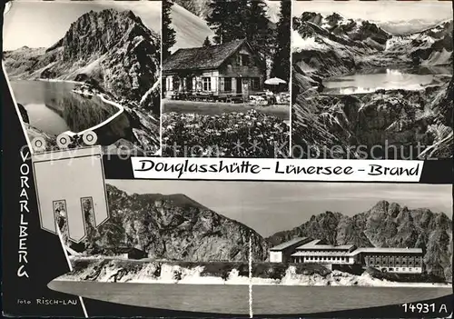 Vorarlberg Douglasshuette Luenersee Brand Kat. Oesterreich
