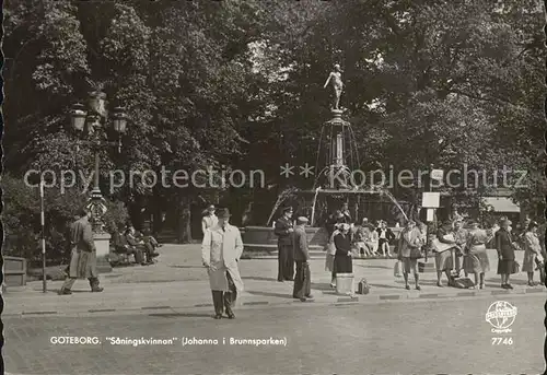 Goeteborg Saningskvinnan Johanna i Brunnsparken Kat. 