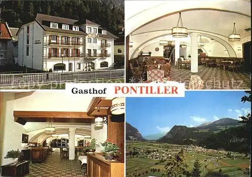 Oberdrauburg Kaernten Hotel Pontiller Hotelhalle Panorama Kat. Oberdrauburg