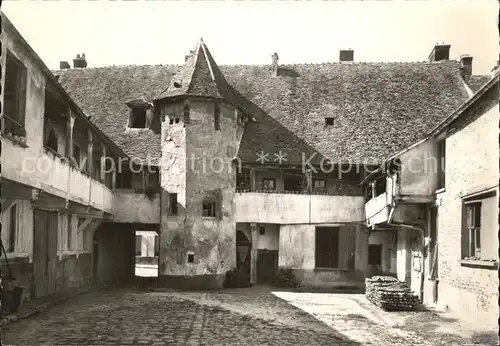 Houdan Relais de Poste Ancien Hote Ecu Kat. Houdan