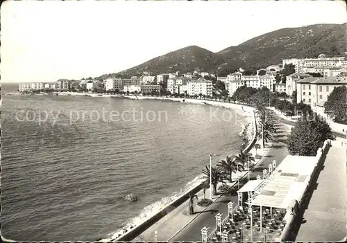 Ajaccio Korsika Strand Stadtansicht Kat. Ajaccio