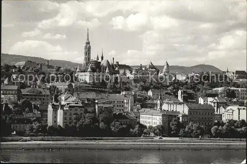 Budapest Stadtansicht Kat. Budapest