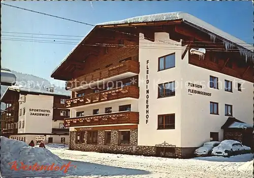 Westendorf Tirol Pension Fleidingerhof Kat. Westendorf