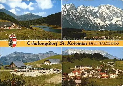 St Koloman Seewaldsee Hohen Goell Trattberg Almen Schlenken Kat. Oesterreich