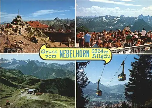 Nebelhorn Seilbahn  Kat. Oberstdorf