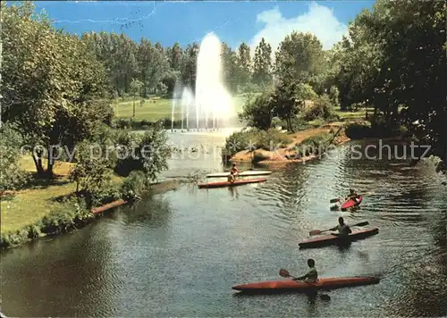 Medingen Bad Bevensen Kanus an der Ilmenau Kat. Bad Bevensen