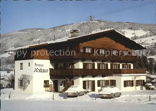 Kirchberg Tirol Pension Hollaus im Winter Kat. Kirchberg in Tirol