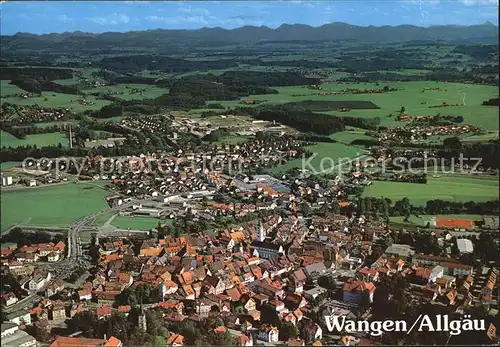 Wangen Allgaeu Fliegeraufnahme Kat. Wangen im Allgaeu