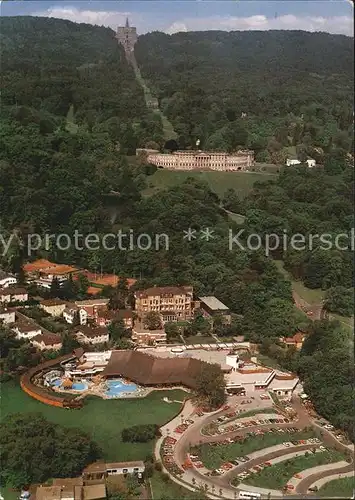 Wilhelmshoehe Kassel Kurhessen Therme Fliegeraufnahme Kat. Kassel