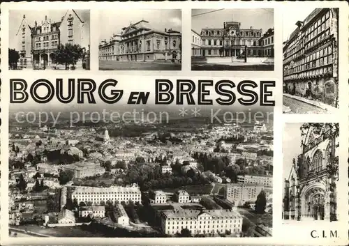 Bourg en Bresse Luftaufnahme Stadtansichten Kat. Bourg en Bresse