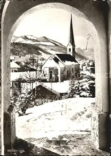 Bergen Chiemgau Kirche Kat. Bergen