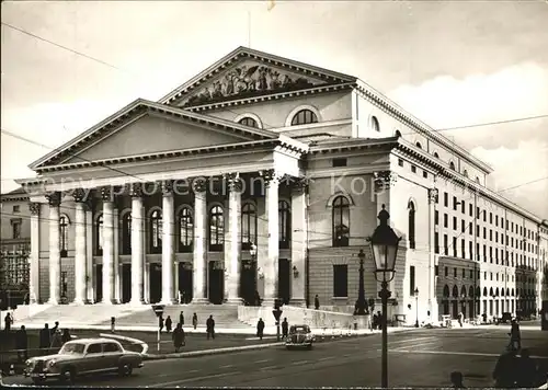 Muenchen Nationatheater Kat. Muenchen