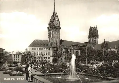 Duisburg Ruhr Rathaus Kat. Duisburg