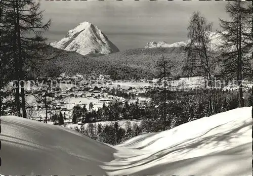 Seefeld Tirol Hohe Munde Winter Kat. Seefeld in Tirol