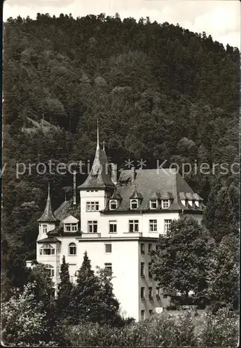 Badenweiler Sanatorium Haus am Wald Kat. Badenweiler