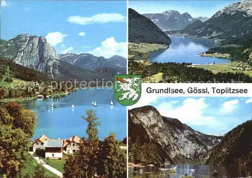 Grundlsee Steiermark Goessl Toplitzsee Sarstein Kat. Grundlsee