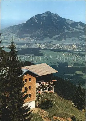 Bolsterlang Hoernerhaus Panorama Kat. Bolsterlang