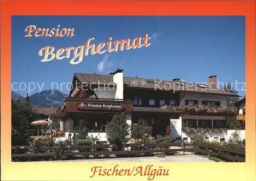 Fischen Allgaeu Pension Bergheimat Kat. Fischen i.Allgaeu