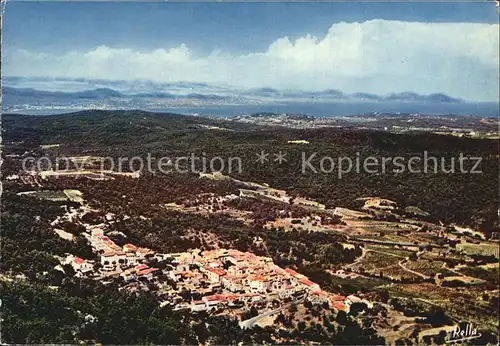 Ramatuelle Vue aerienne Au fond le Golfe de Saint Tropez et a droite l Esterel Kat. Ramatuelle