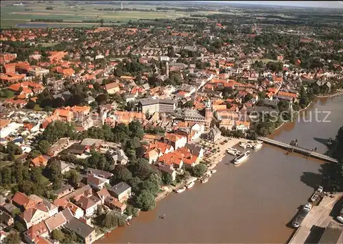 Leer Ostfriesland Fliegeraufnahme Kat. Leer (Ostfriesland)