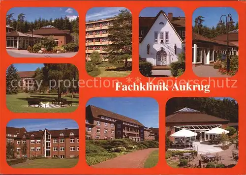 Aukrug Fachklinik Aukrug der LVA Schleswig Holstein Teilansichten Kat. Aukrug