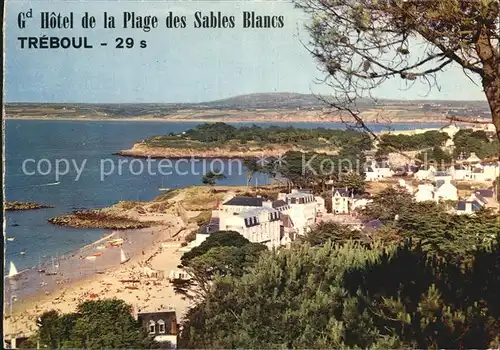 Treboul Grand Hotel de la Plage des Sables Blancs Kat. Frankreich