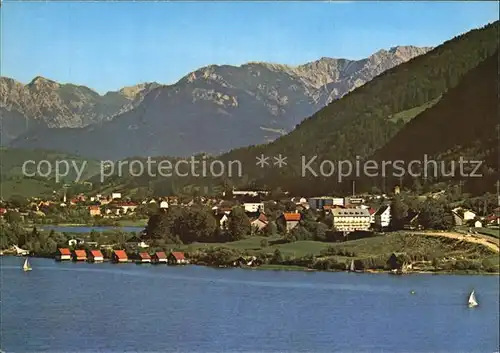 Buehl Alpsee mit Hintersteiner Bergen und Daumen Kat. Immenstadt i.Allgaeu