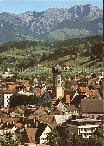 Immenstadt Allgaeu mit Daumengruppe  Kat. Immenstadt i.Allgaeu