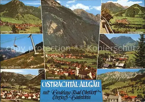 Ostrachtal mit Hindelang Bad Oberdorf Oberjoch Hinterstein