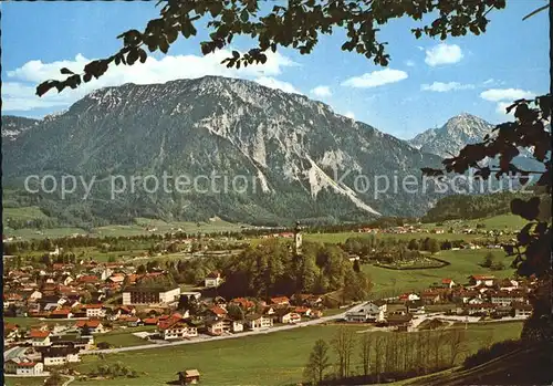 Ruhpolding mit Rauschberg und Sonntagshorn Kat. Ruhpolding