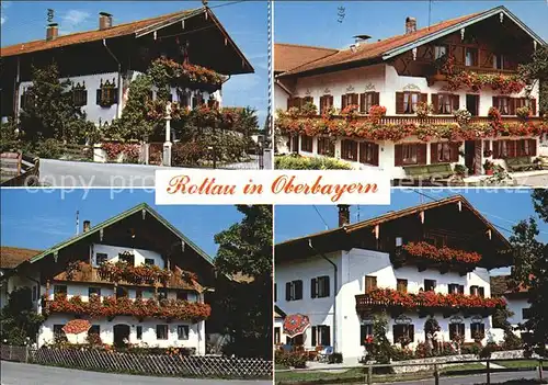 Rottau Chiemgau Bauernhaeuser Kat. Grassau