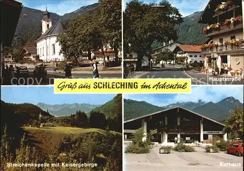 Schleching Achental Kurhaus Hauptstrasse Kat. Schleching