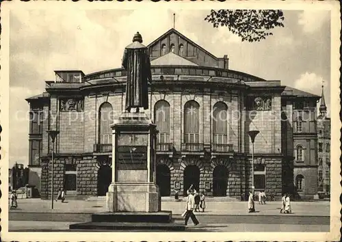 Mainz Rhein Gutenbergdenkmal Stadttheater