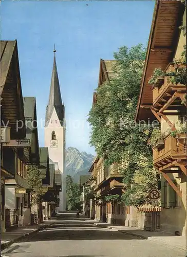 Oberstdorf Kirchstrasse Kat. Oberstdorf