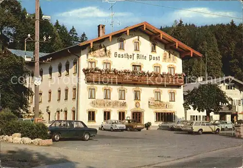 Siegsdorf Oberbayern Gasthof Alte Post Kat. Siegsdorf