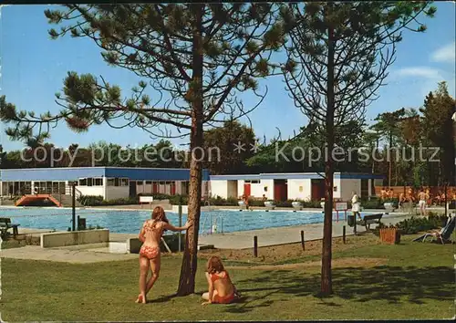 Sahlenburg Nordseebad Schwimmbad im Wernerwald Kat. Cuxhaven