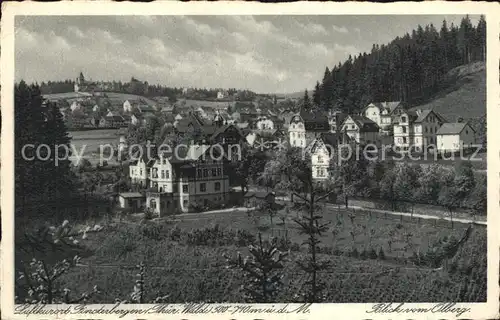 Finsterbergen Blick vom oelberg Kat. Finsterbergen Thueringer Wald