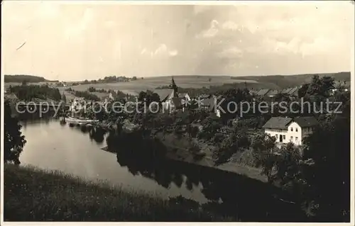 Saalburg Saale Panorama Kat. Saalburg Ebersdorf