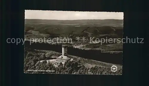 Hohe Bracht Aussichtsturm Fliegeraufnahme Kat. Lennestadt